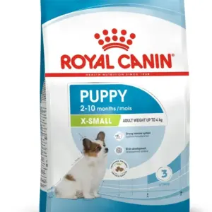 Упаковка сухого корму Royal Canin X-Small Puppy для цуценят дрібних порід
