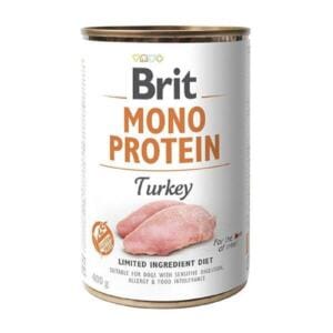 Brit Care Mono Protein з індичкою — консервований корм для собак 400г