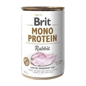 Brit Care Mono Protein — консервований корм для собак з кроликом 400г