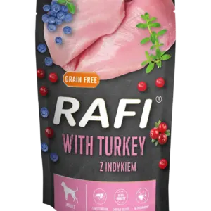 Рафі пауч для собак з індичкою 500 г — вологий корм преміум-класу