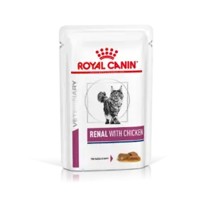 ROYAL CANIN RENAL CHICKEN — вологий лікувальний корм для котів при нирковій недостатності 85 г
