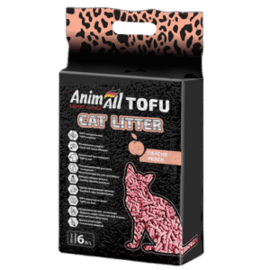 Пакет з наповнювачем для котів AnimAll Tofu з ароматом персика.