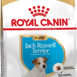 Пакет корму для цуценят породи Джек Рассел тер'єр від Royal Canin.