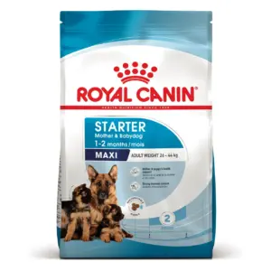 Пакет корму для собак Royal Canin Starter для матері та цуценят віком 1-2 місяці.