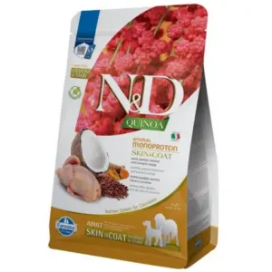 FARMINA N&D QUINOA SKIN&COAT — дієтичний корм для собак з перепелом