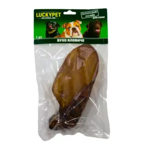 Пакет з яловичим вухом для собак від бренду Luckypet.