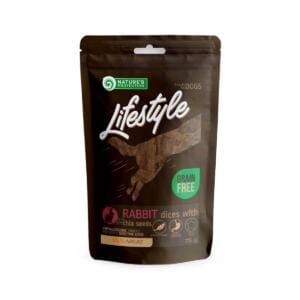 Пакет з кормом для собак з кроликом і насінням чіа, без зерна.