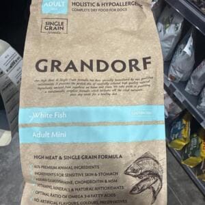 GRANDORF Mini Adult White Fish — сухий корм з білою рибою для собак