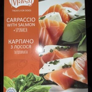 MAVSY Карпаччо з лосося зі шпинатом — сублімовані ласощі для котів 50г
