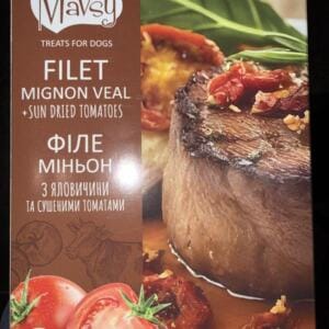 MAVSY Філе міньон з яловичини з томатами — freeze-dried ласощі для собак