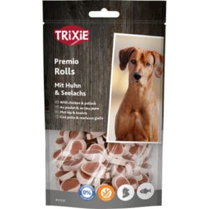 Ласощі Trixie Premio Fish Chicken Rolls з куркою та лососем 75 г
