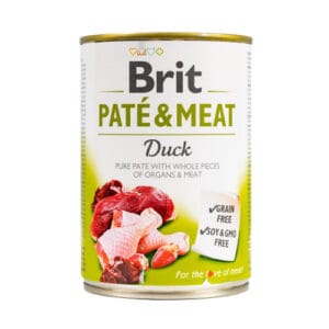 Brit Care Pate & Meat консервований корм для собак з качкою 400г