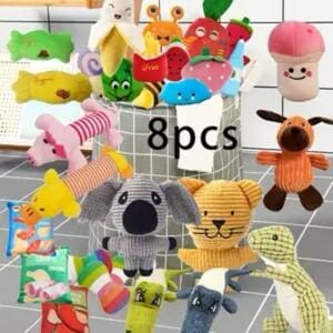 Плюшеві іграшки для собак дрібних порід — м'які безпечні іграшки