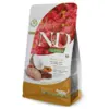 Пакет корму для котів N&D Quinoa з інгредієнтами перепілки, кіноа, кокосу та куркуми.