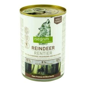 ISEGRIM Reindeer Pure — вологий корм з олениною для собак 400г