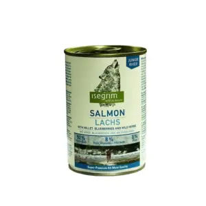 ISEGRIM Junior Salmon — вологий корм для цуценят з лососем і просом