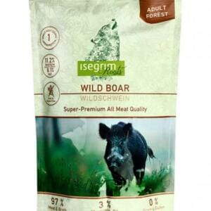 ISEGRIM Roots Wild Boar Pouch 410г — вологий монопротеїновий корм з кабаном