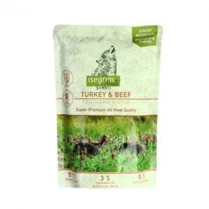 ISEGRIM Roots Junior Індичка та Яловичина 410г — вологий корм для цуценят