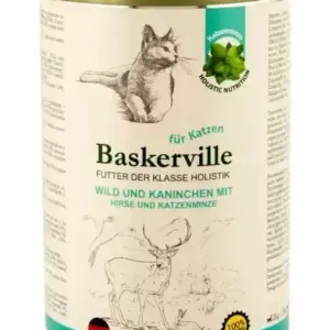 Baskerville Холістик Оленина з кроликом і котячою м'ятою 400г