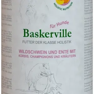 BASKERVILLE Холістик Кабан та Качка з гарбузом — консерви для собак 800г