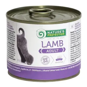 Natures Protection Adult Lamb — вологий корм з ягням для дорослих собак 200г