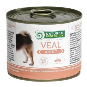 NATURES PROTECTION ADULT VEAL — консервований корм з телятиною для собак