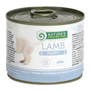 Natures Protection Puppy Lamb — консервований корм для цуценят з ягням