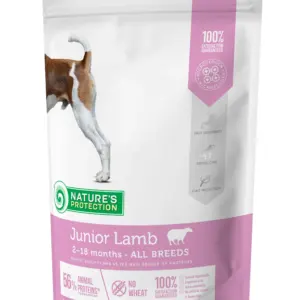 NATURE'S PROTECTION Junior Lamb — корм для цуценят всіх порід з ягням