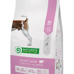 NATURE'S PROTECTION Junior Lamb — сухий корм для цуценят всіх порід