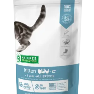 Nature's Protection Kitten — сухий корм для кошенят всіх порід 400г