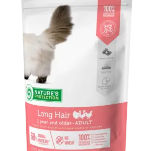 Nature's Protection Long Hair Adult — корм для довгошерстих котів