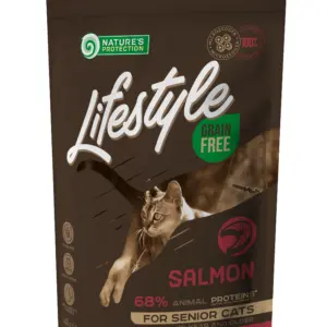 NUTRAM Grain Free Salmon Senior Cat — беззерновий корм з лососем для літніх котів