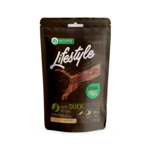 NATURE'S PROTECTION LIFESTYLE — м'які смужки з качкою для котів, 75 г