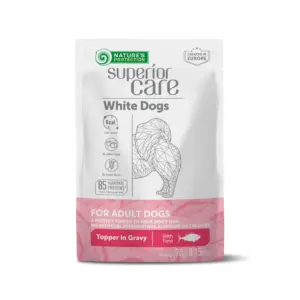 NATURE'S PROTECTION White Dogs Adult — вологий корм з тунцем для білошерстих собак