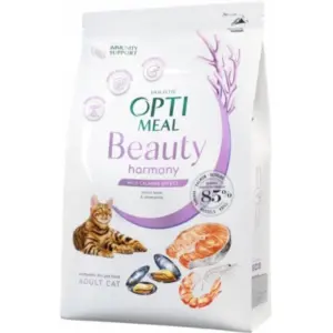 OPTIMEAL Beauty Harmony — сухий корм для котів з морепродуктами 1,5 кг