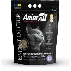 АнімАлл Бентонітовий наповнювач 5кг — гранульований для котячого туалету