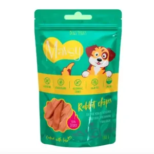 MAVSY Дієтичні чіпси з кролика — ласощі для собак, 100 г