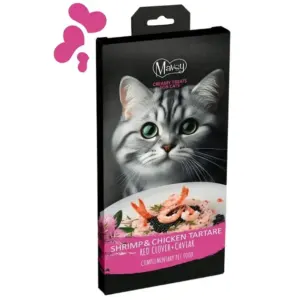 MAVSY Creamy Treats Тартар з курки та креветок з ікрою 5x15г