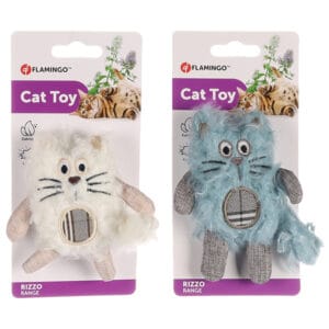 Flamingo RIZZO CAT — іграшка з котячою м'ятою для котів 8,5 см