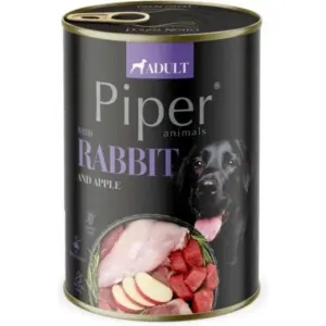 DN Piper вологий корм для собак з кроликом та яблуком 400г