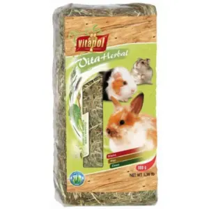 ВІТАПУЛ СІНО для гризунів 800г — натуральне лугове сіно для кроликів