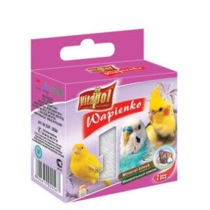 VITAPOL Крейда Мінеральна для Папуг з Мушлі 40г — Природна Добавка