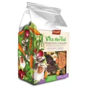 Vita Herbal Овочева Грядка — натуральні ласощі для гризунів 100г