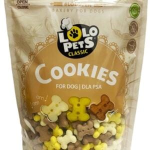 Lolopets Бісквітне печиво кісточки mix MINI — ласощі для собак 350г