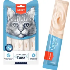 Ванні Рідкі ласощі для котів з тунцем 5x14 г (70 г) — смачний догляд