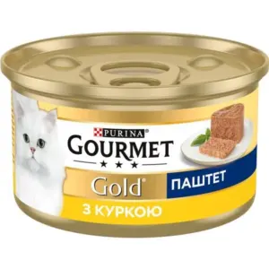 GOURMET GOLD — вологий корм-мус з куркою для дорослих котів