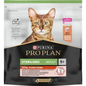 PRO PLAN Sterilised Vital Function — сухий корм з лососем для стерилізованих котів 8х400г