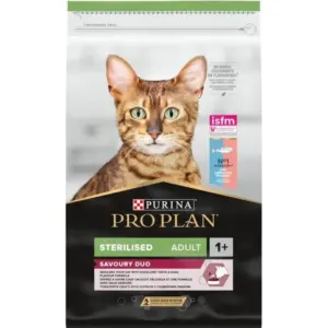 ProPlan Sterilised Duo. З тріскою та фореллю. Для стерилізованих котів, сух 10кг