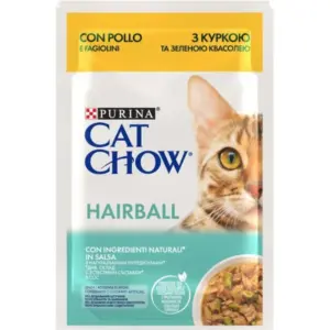 CAT CHOW Hairball — вологий корм для котів проти утворення грудок шерсті