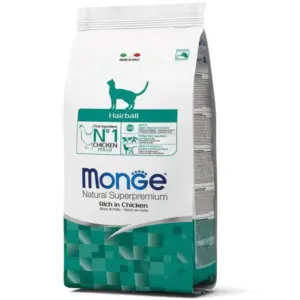 MONGE CAT HAIRBALL — сухий корм для виведення шерсті у котів 0,4 кг